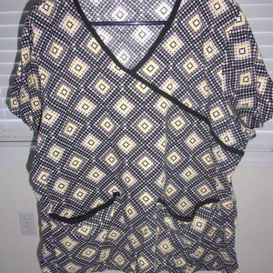 Women's 2-Pocket Mock Wrap Scrub